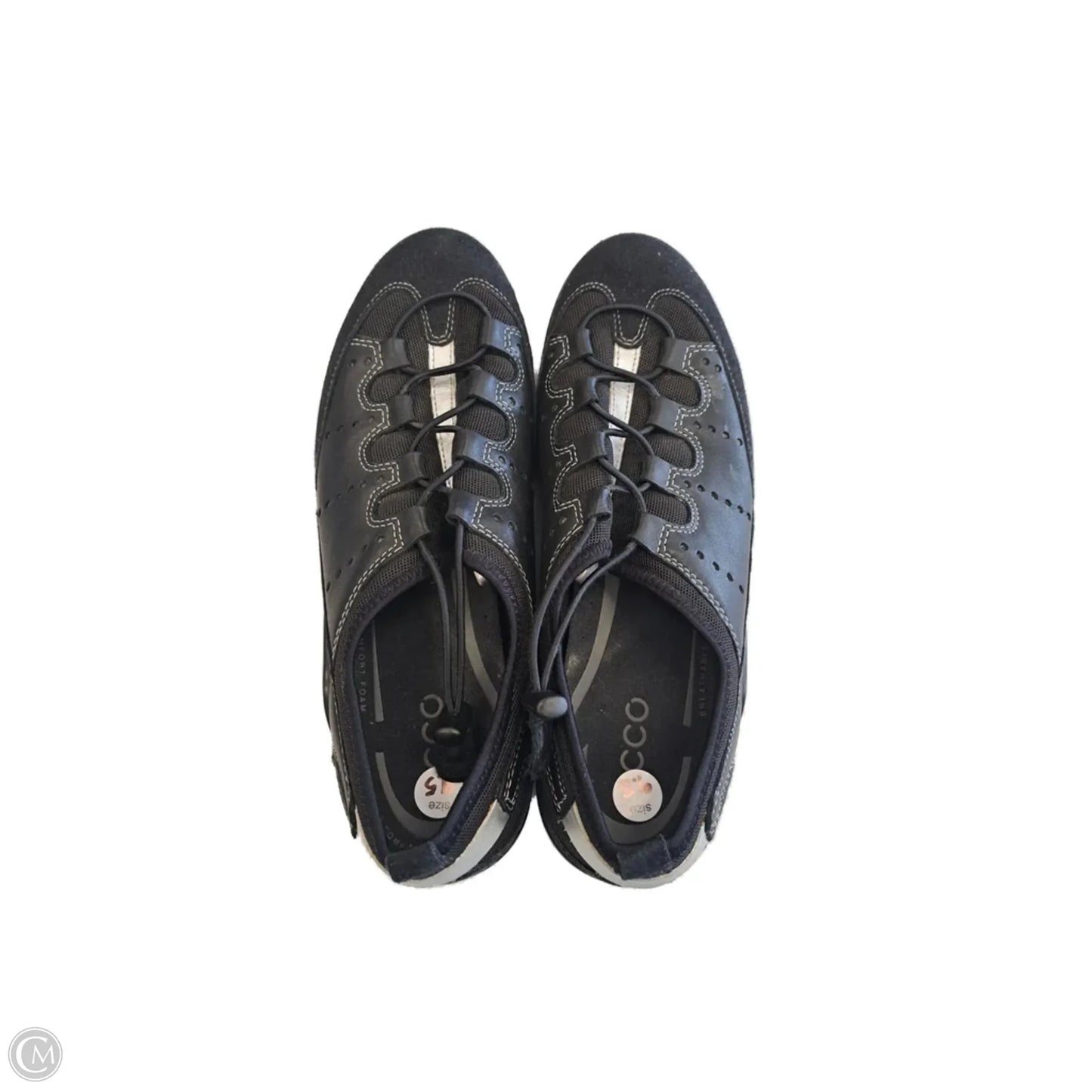 Shoes Flats By Ecco In Black, Size: 9.5