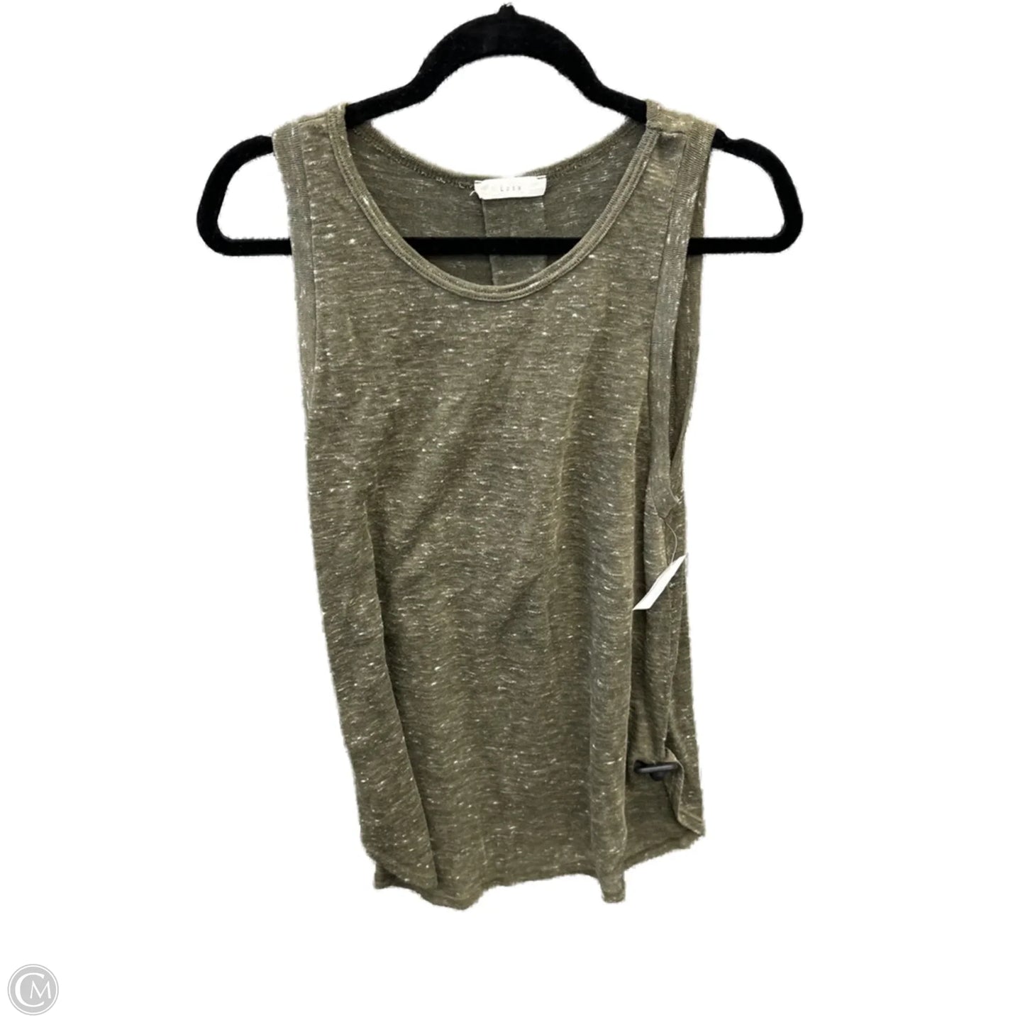 Top Sleeveless By Lush In Green, Size: L