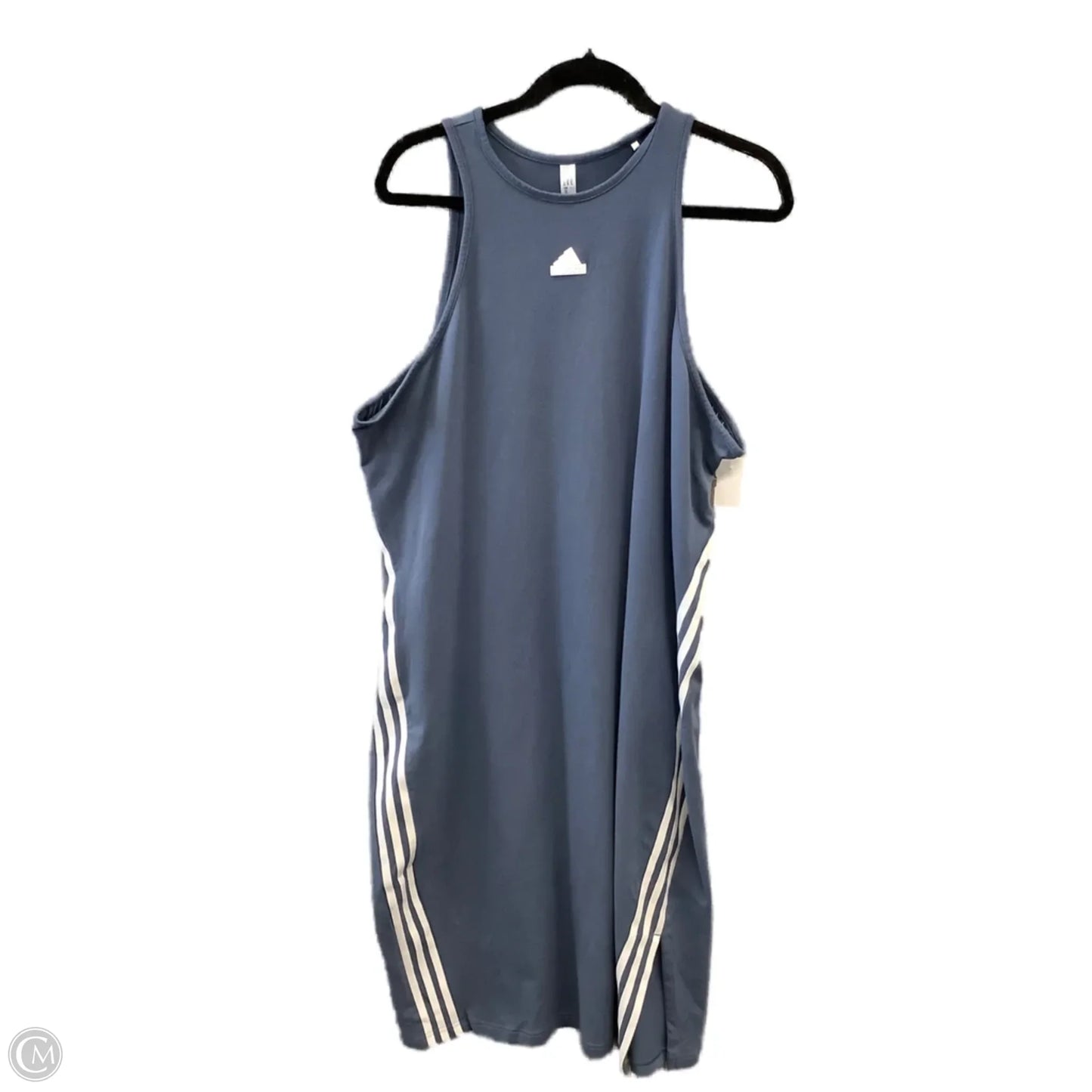 Dress Casual Midi By Adidas In Blue, Size: 2x