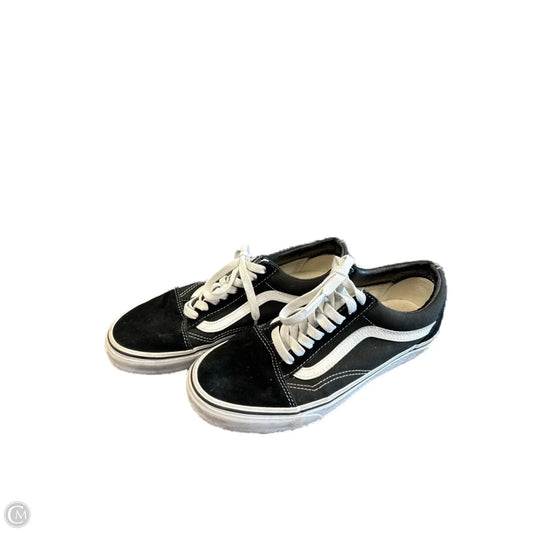 Shoes Sneakers By Vans In Black, Size: 8