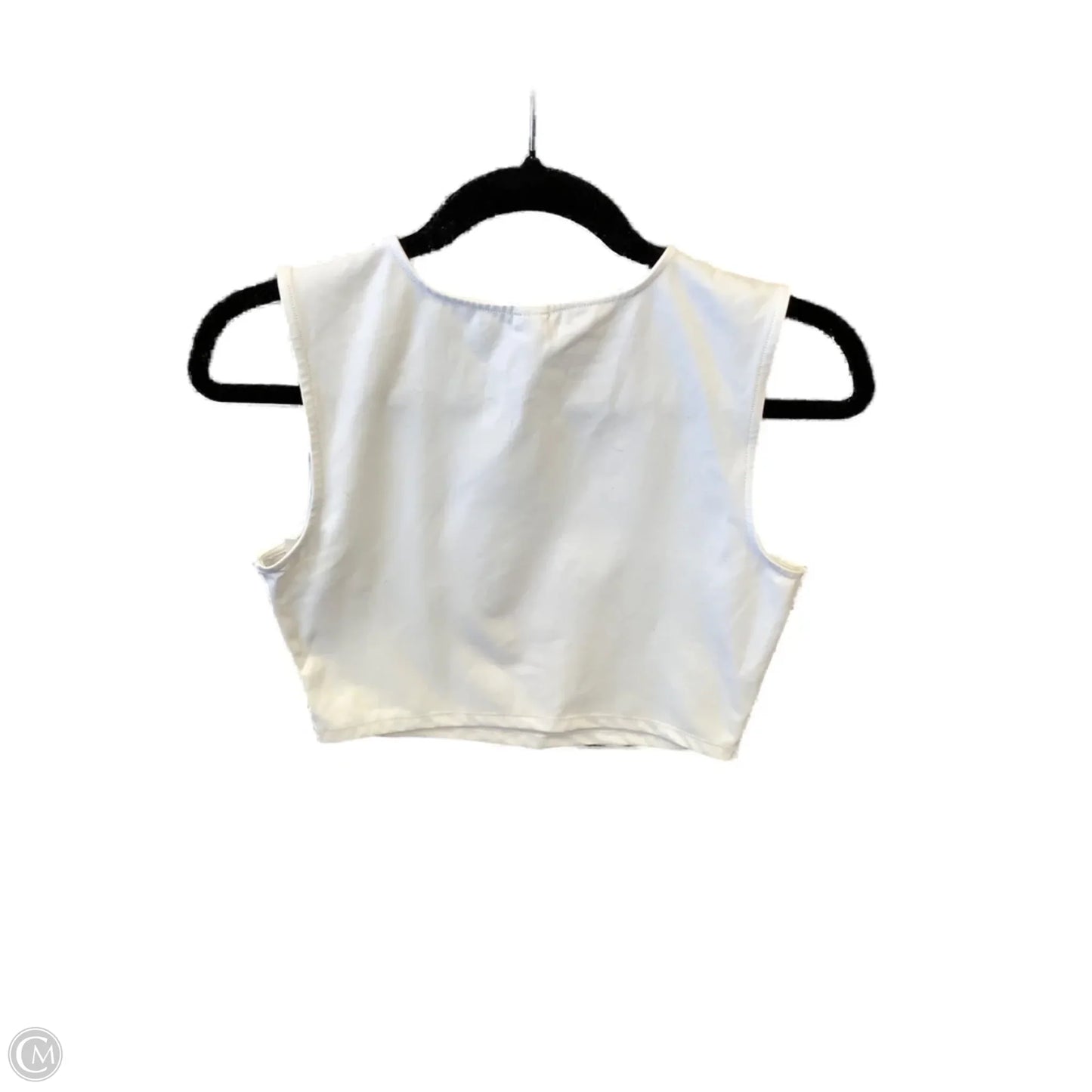 Athletic Tank Top By Yogalicious In White, Size: M