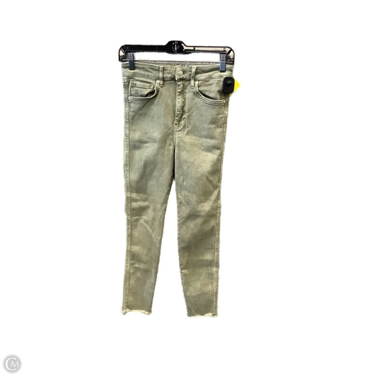 Jeans Skinny By We The Free In Green Denim, Size: 4