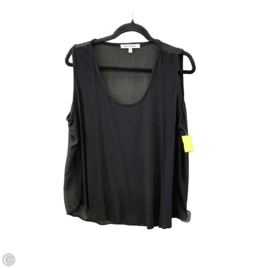 Top Sleeveless By Black Rainn In Black, Size: Xl