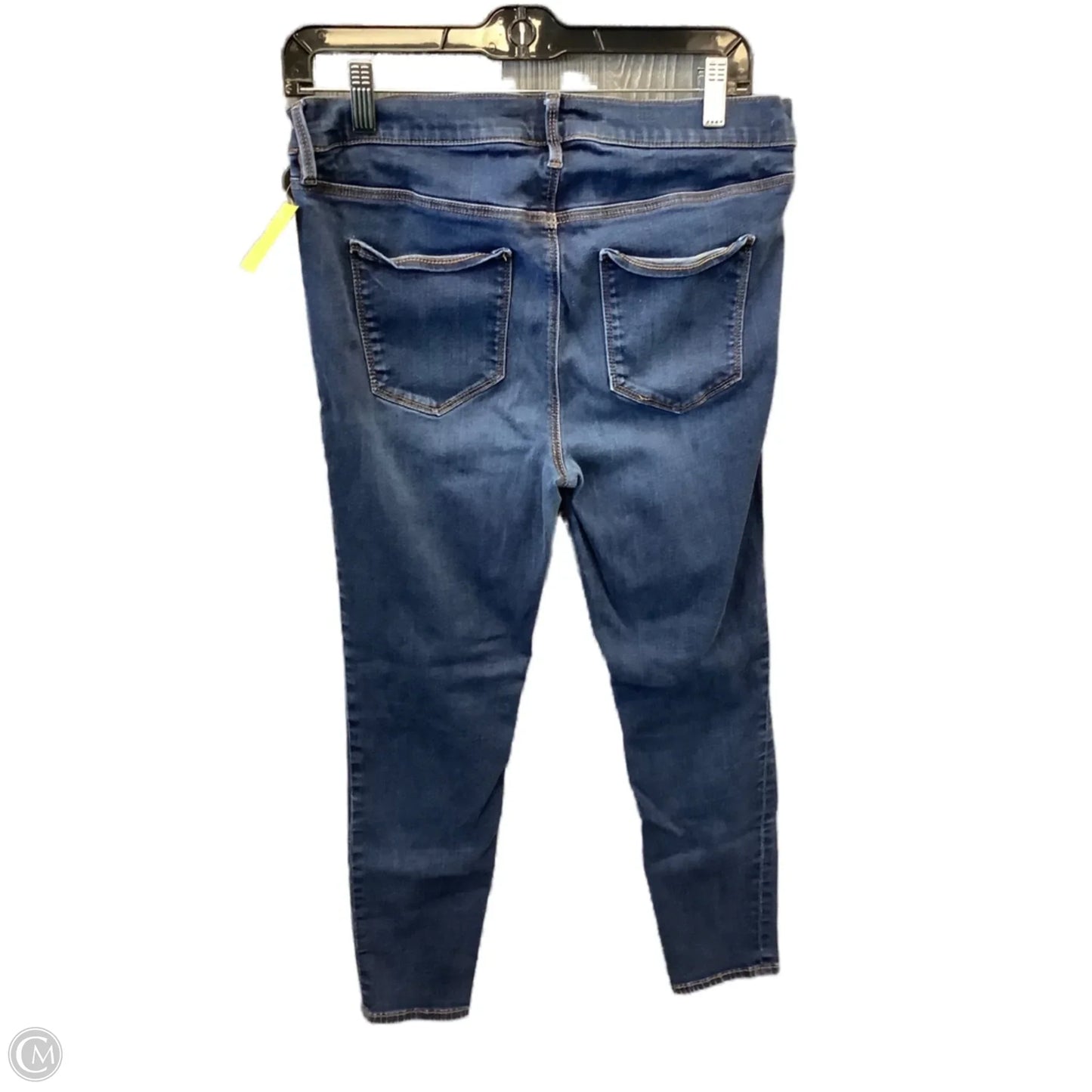 Jeans Skinny By Loft In Blue Denim, Size: 10