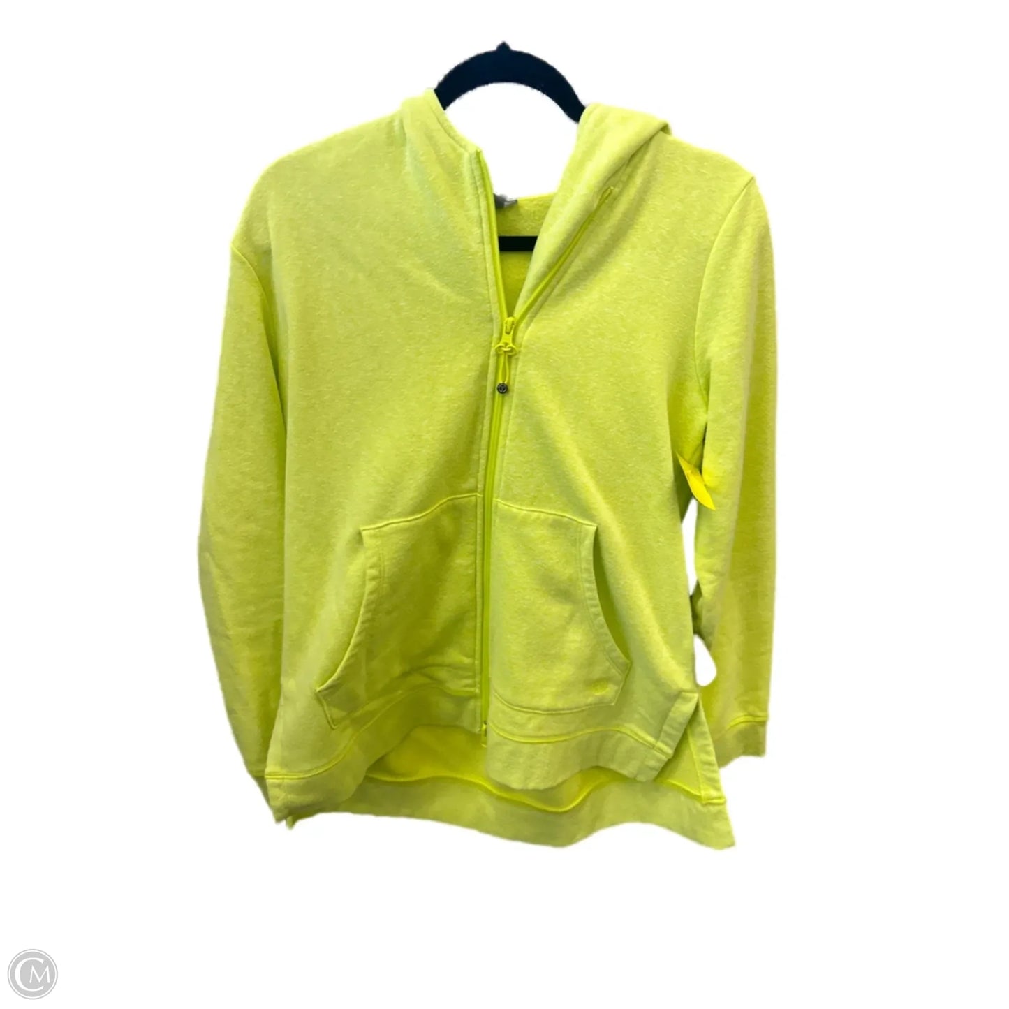 Sweatshirt Hoodie By Talbots In Yellow, Size: M
