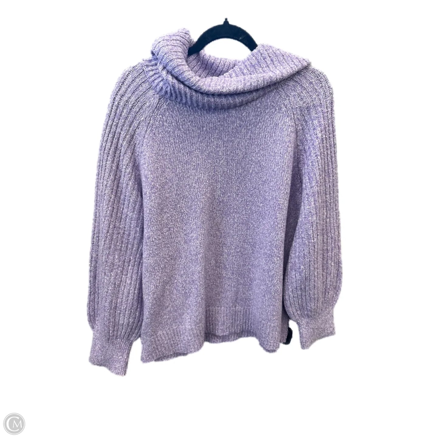 Sweater By Nine West Apparel In Purple, Size: L