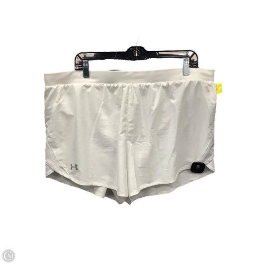 Athletic Shorts By Under Armour In White, Size: Xxl