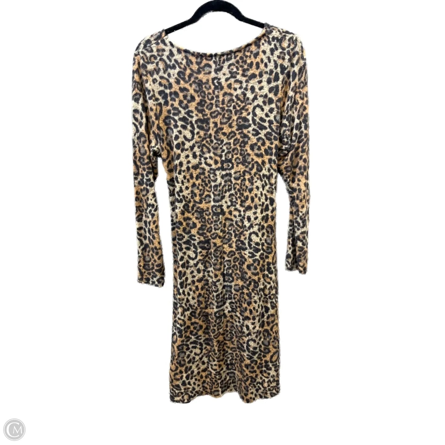 Dress Casual Midi By Spense In Animal Print, Size: L