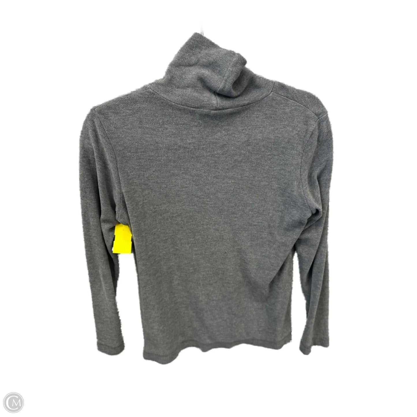 Top Long Sleeve By Uniqlo In Grey, Size: L