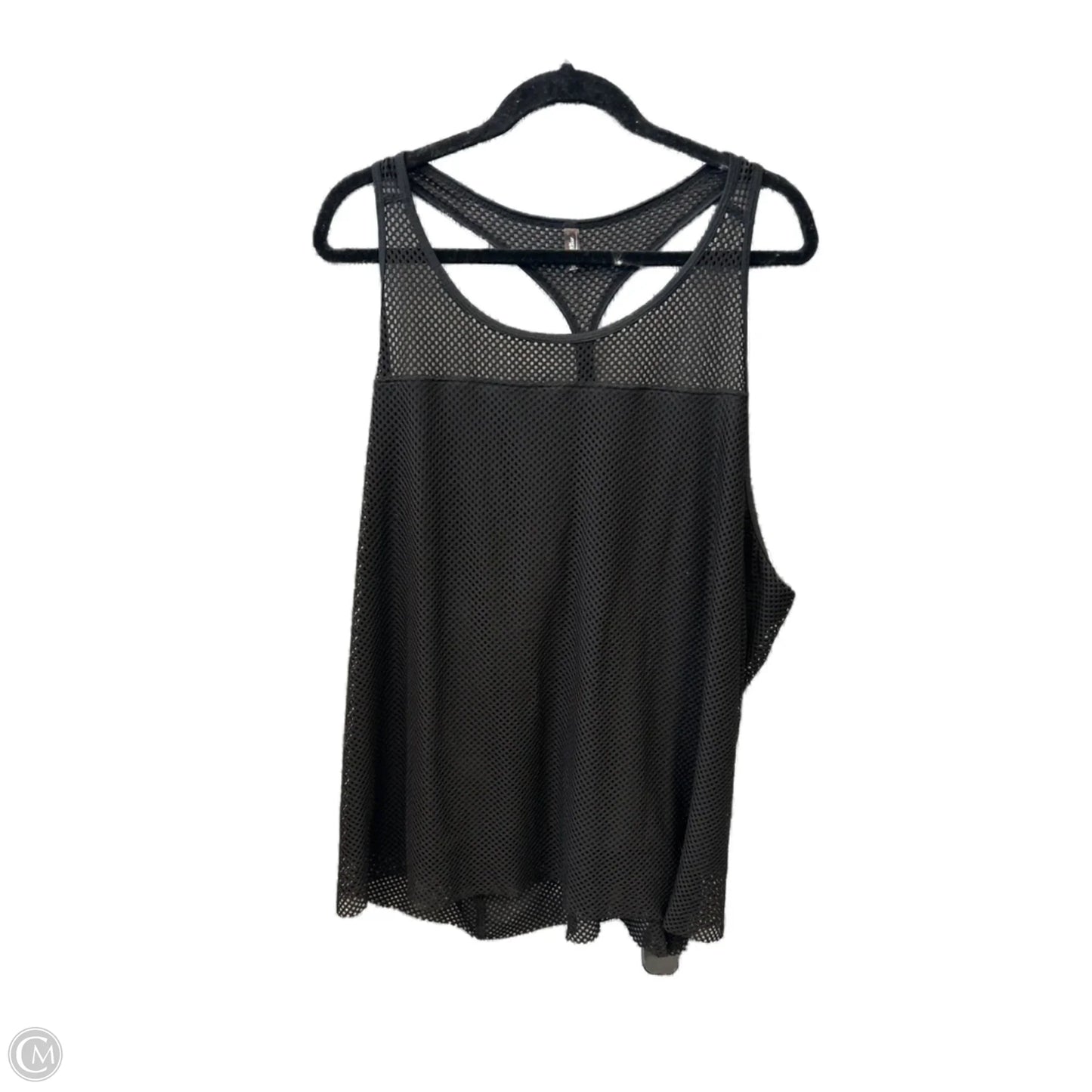 Athletic Tank Top By Mta Sport In Black, Size: 3x