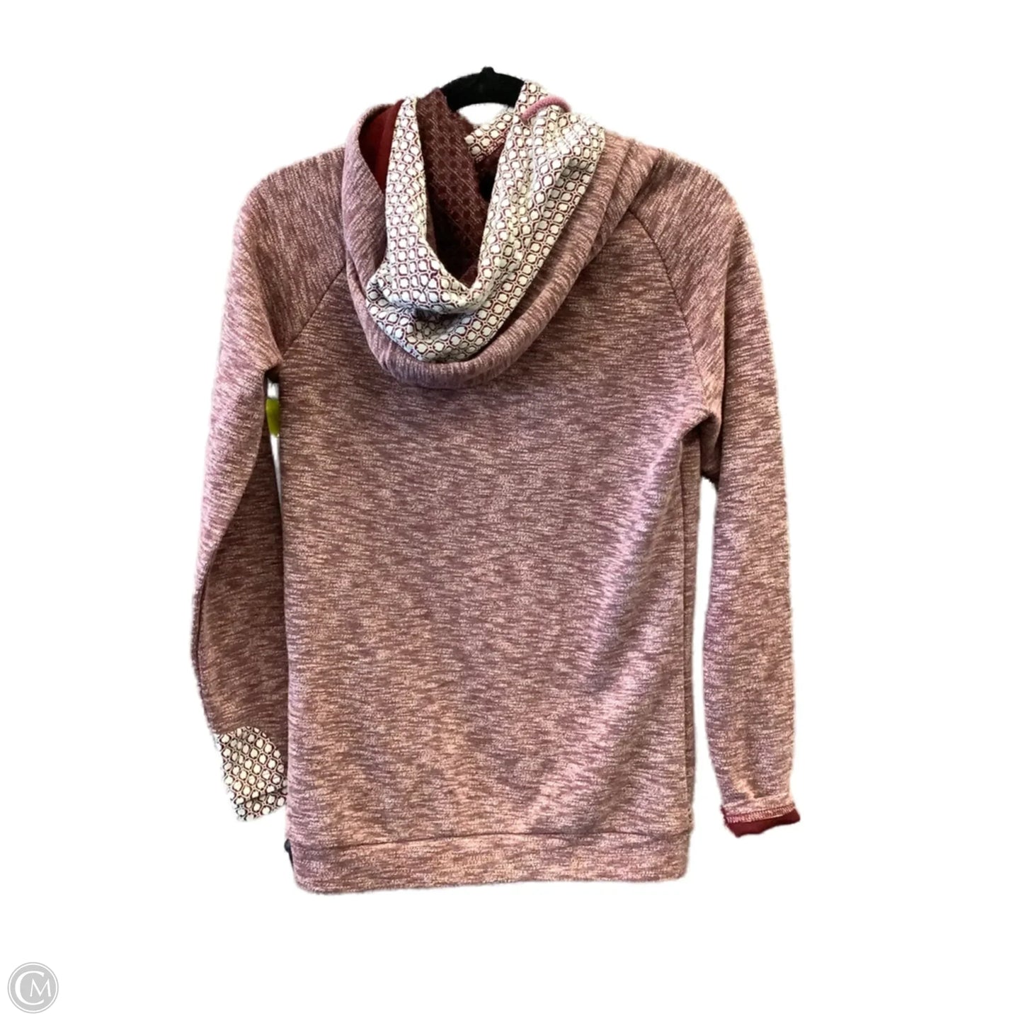 Sweatshirt Hoodie By Clothes Mentor In Maroon, Size: Xs