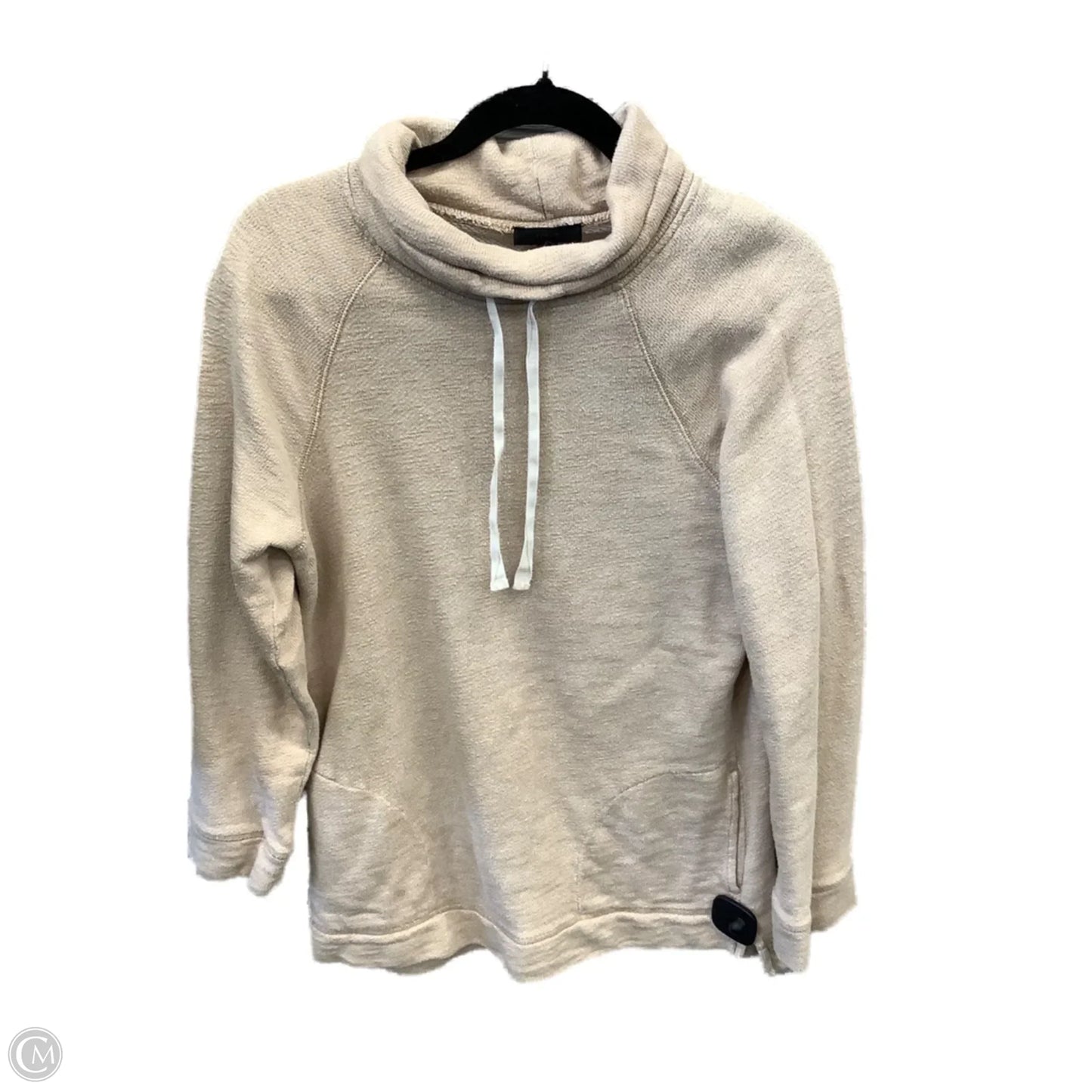 Sweatshirt Collar By J. Crew In Tan, Size: M