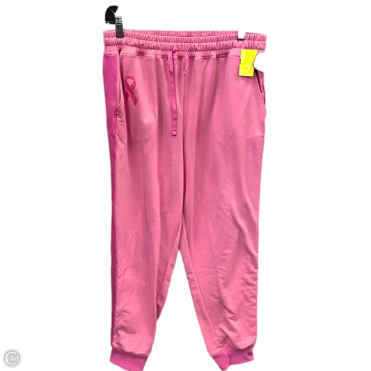 Athletic Pants By Lularoe In Pink, Size: L
