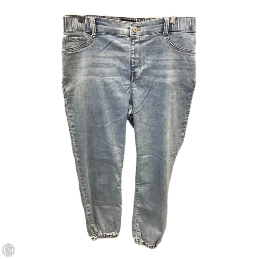 Jeans Cropped By Clothes Mentor In Blue Denim, Size: 12