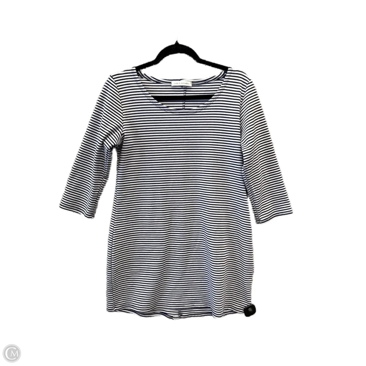Dress Casual Short By Chris And Carol In Striped Pattern, Size: L