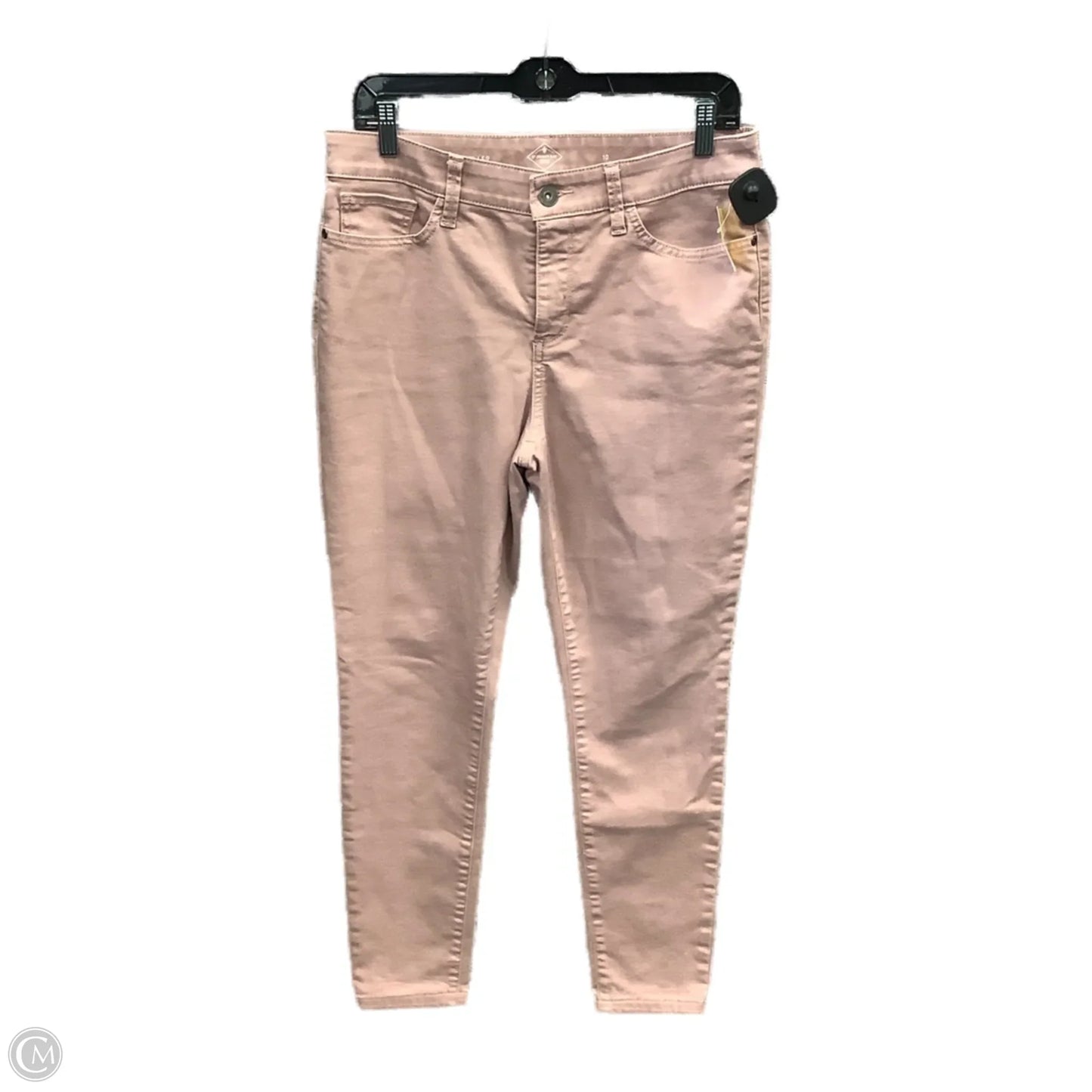 Jeans Skinny By St Johns Bay In Pink Denim, Size: 10