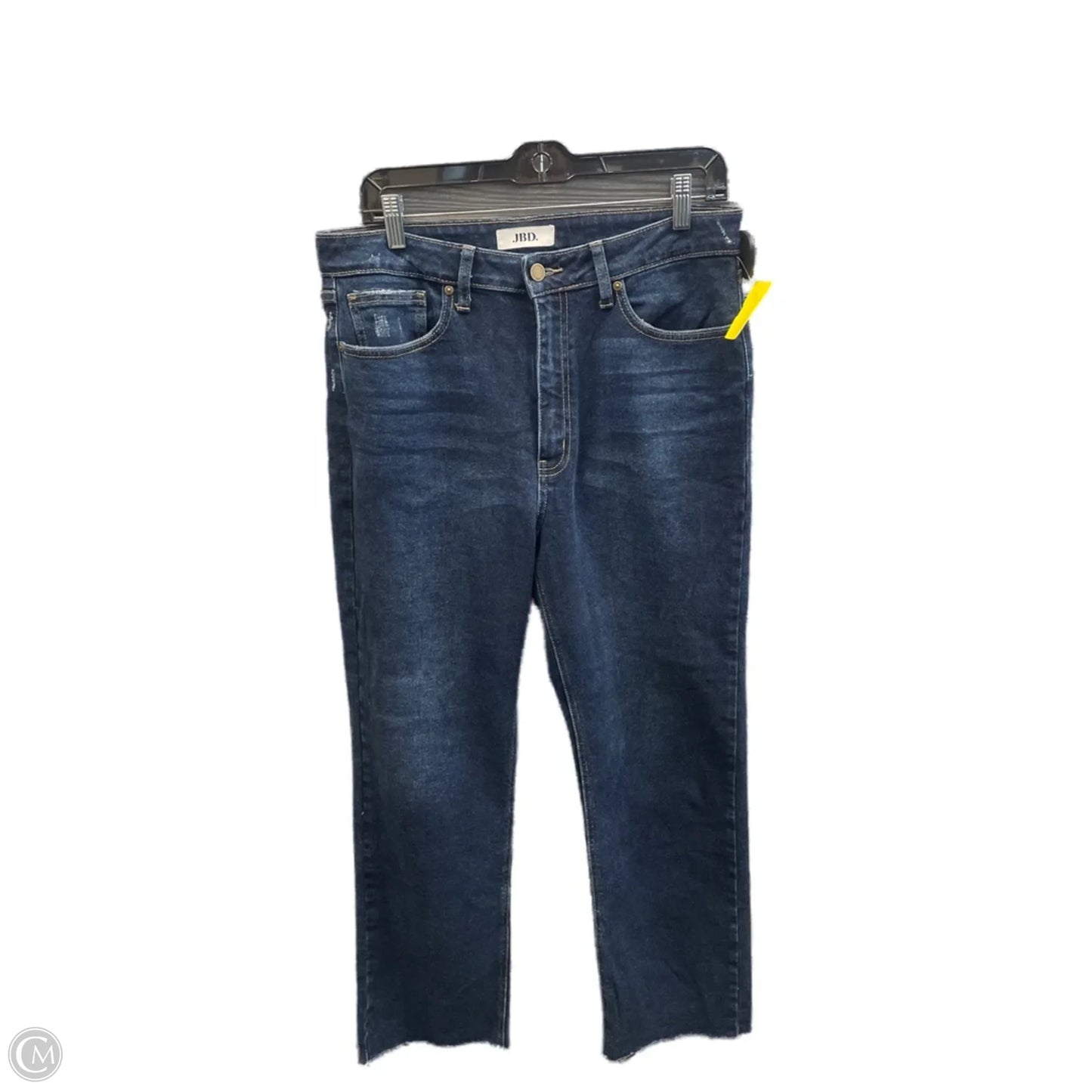 Jeans Straight By Just Black In Blue Denim, Size: 12