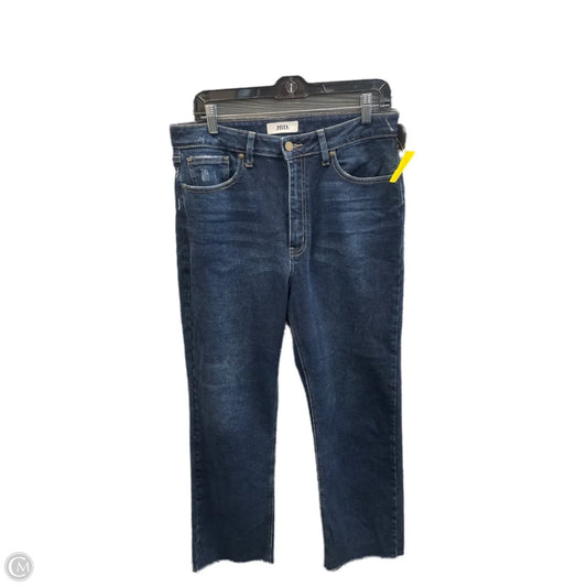 Jeans Straight By Just Black In Blue Denim, Size: 12