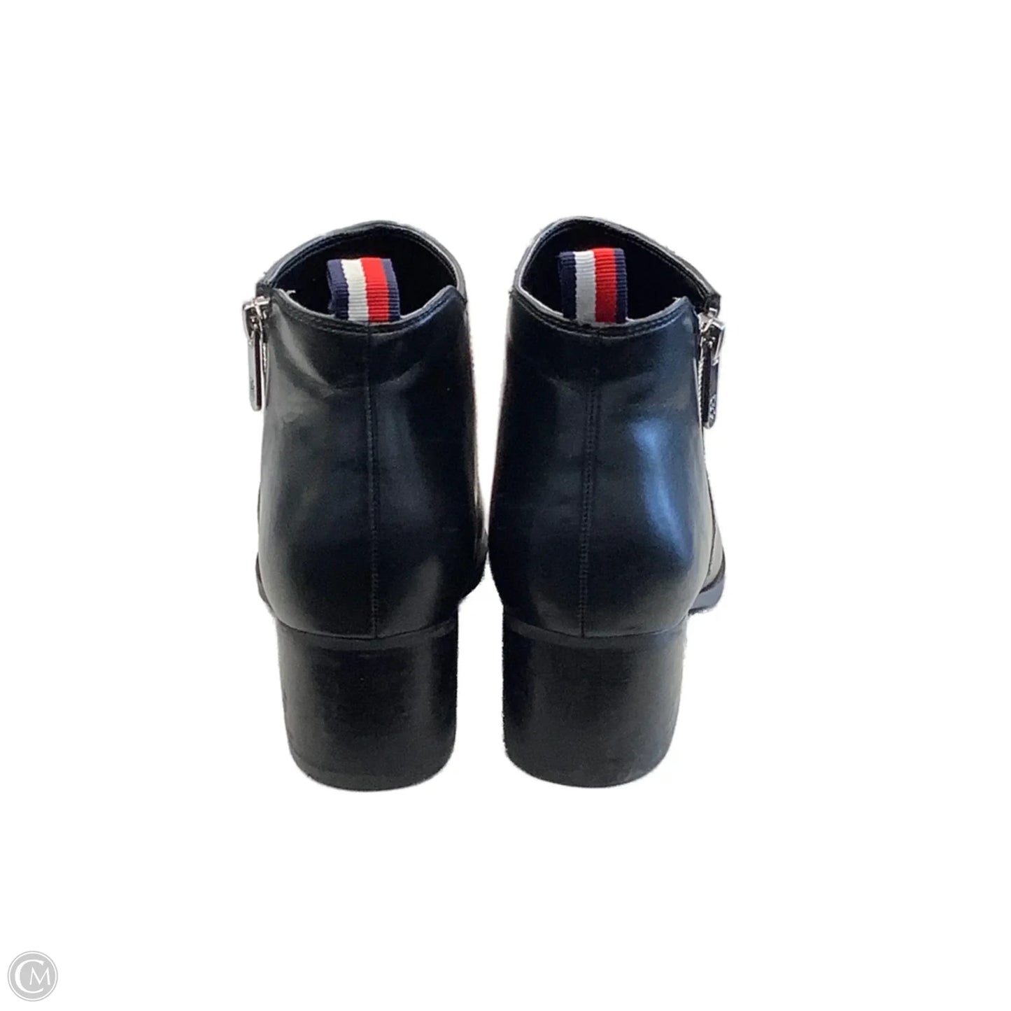 Boots Ankle Heels By Tommy Hilfiger In Black, Size: 7.5