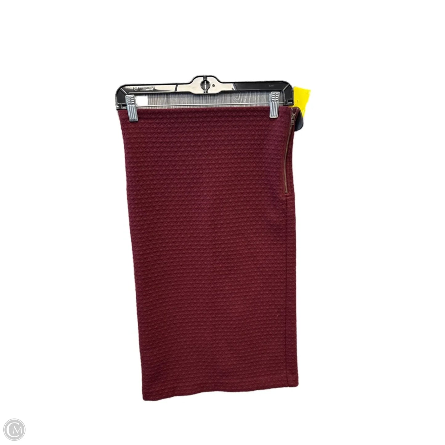 Skirt Midi By Loft In Maroon, Size: 0