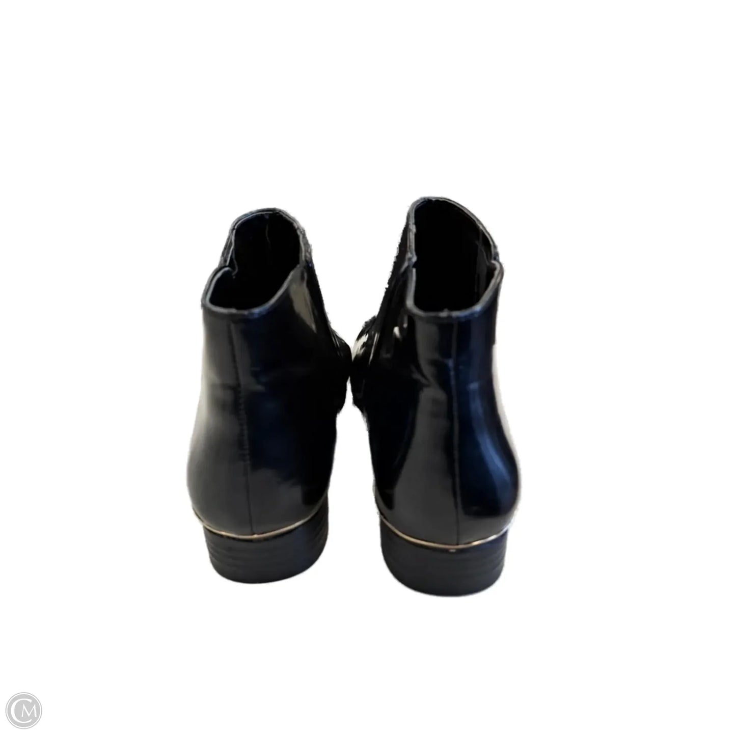 Boots Ankle Flats By Zara Basic In Black, Size: 8.5
