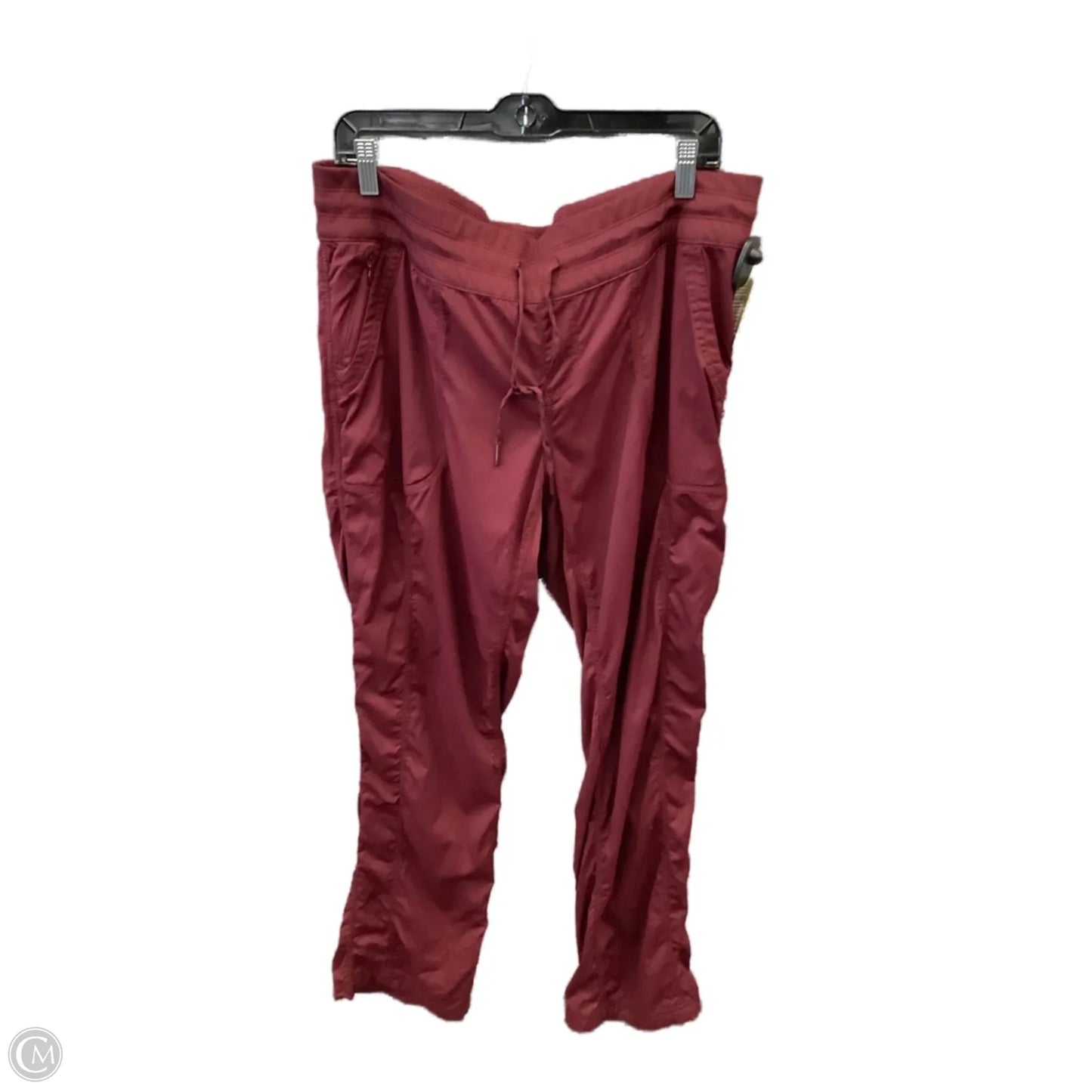 Athletic Pants By The North Face In Maroon, Size: Xl