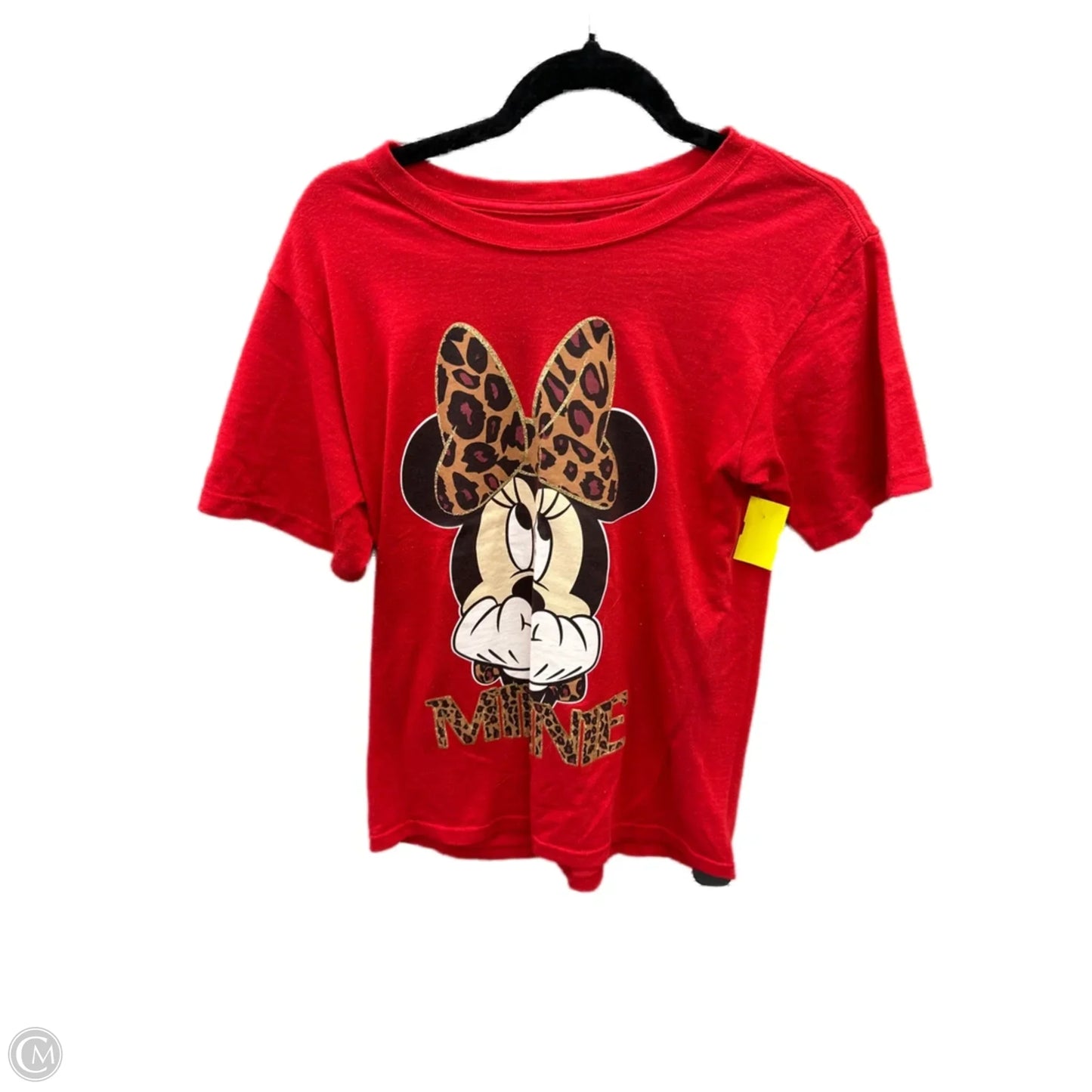 Top Short Sleeve By Disney In Red, Size: S
