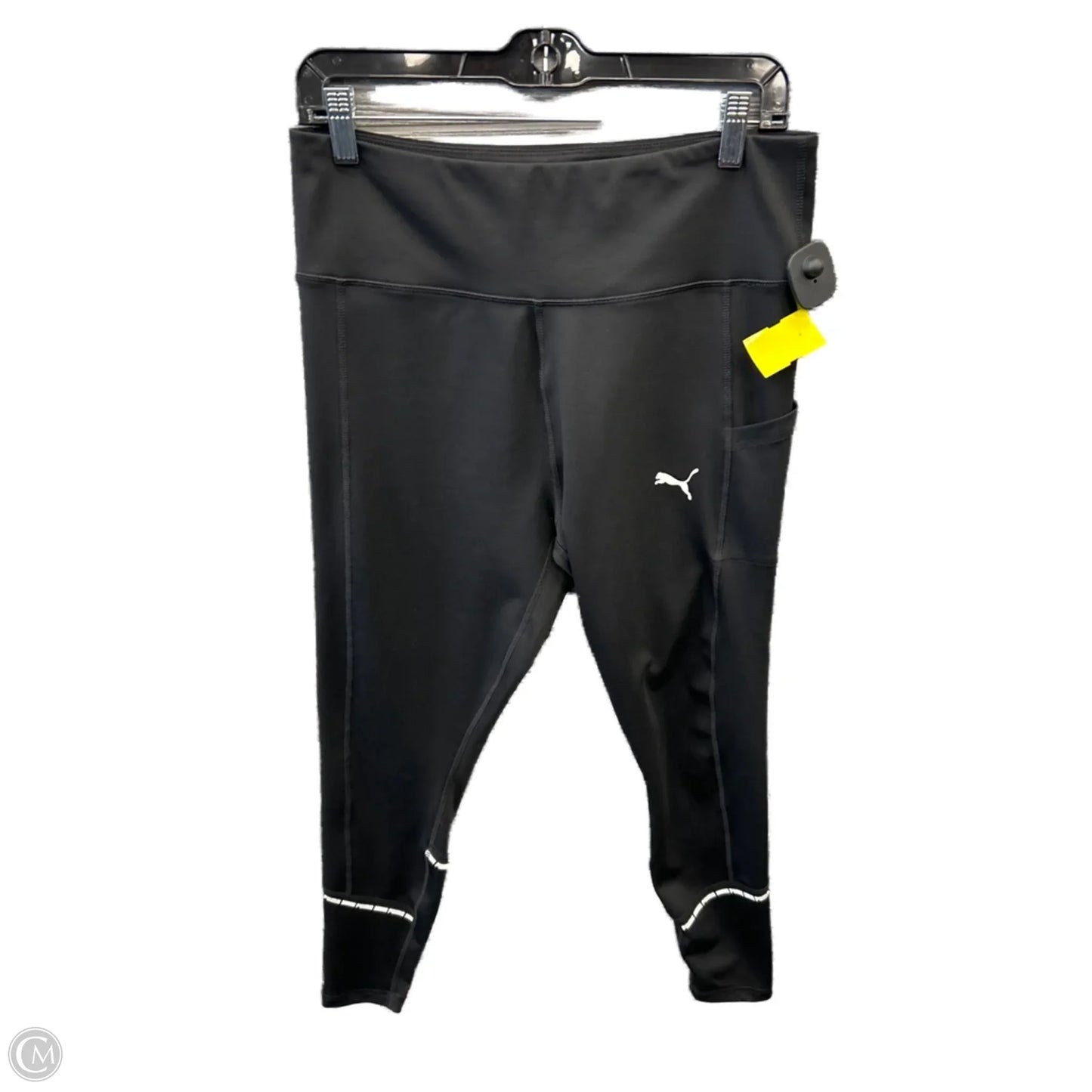 Athletic Leggings By Puma In Black, Size: L