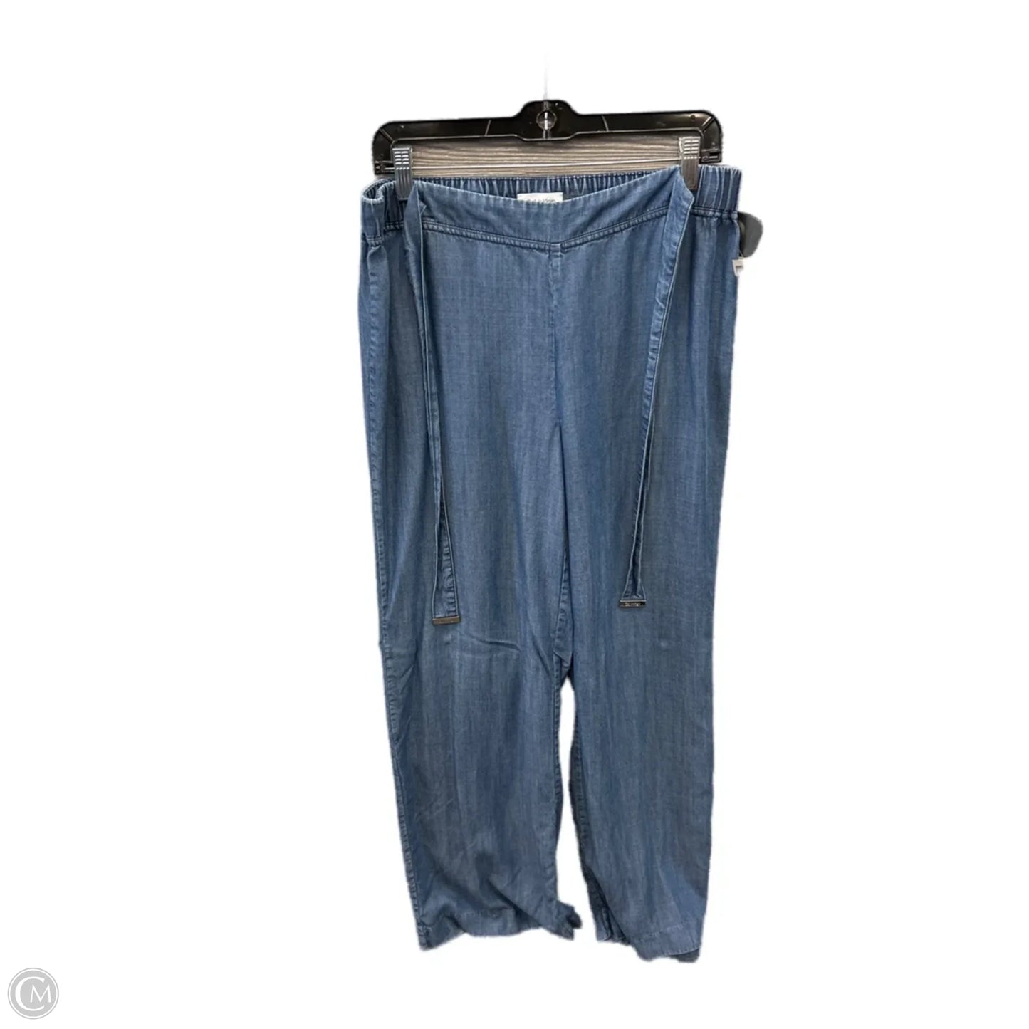 Pants Wide Leg By Calvin Klein In Blue, Size: 10