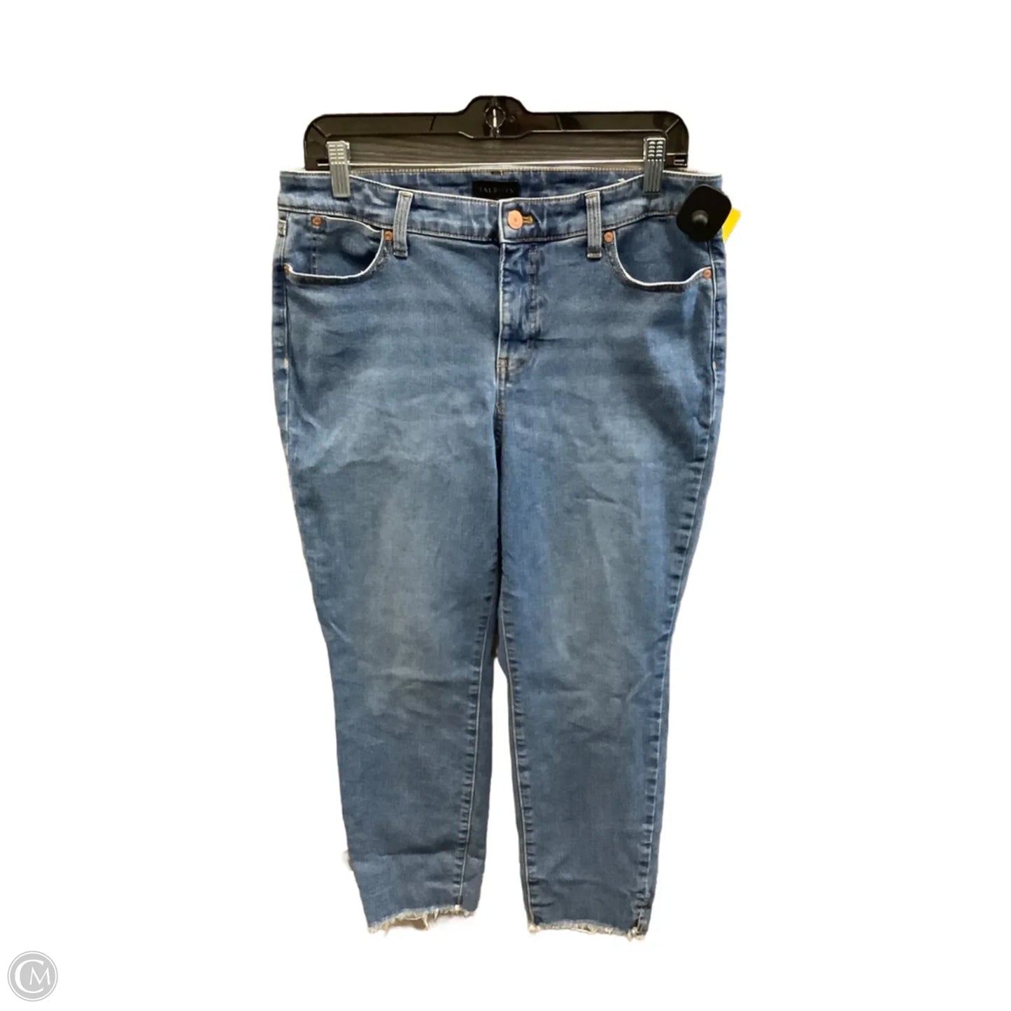 Jeans Cropped By Talbots In Blue Denim, Size: 10p