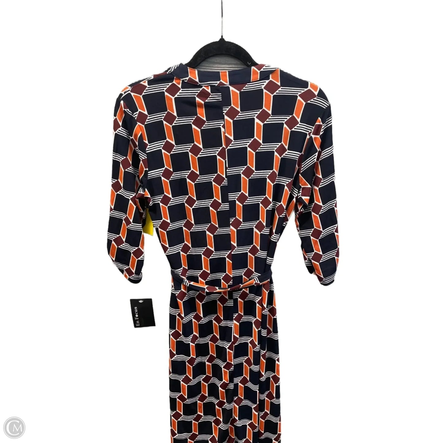 Dress Casual Midi By Enfocus In Navy, Size: M