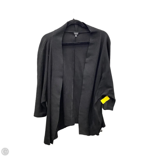 Sweater Cardigan By Rafaella In Black, Size: Xl