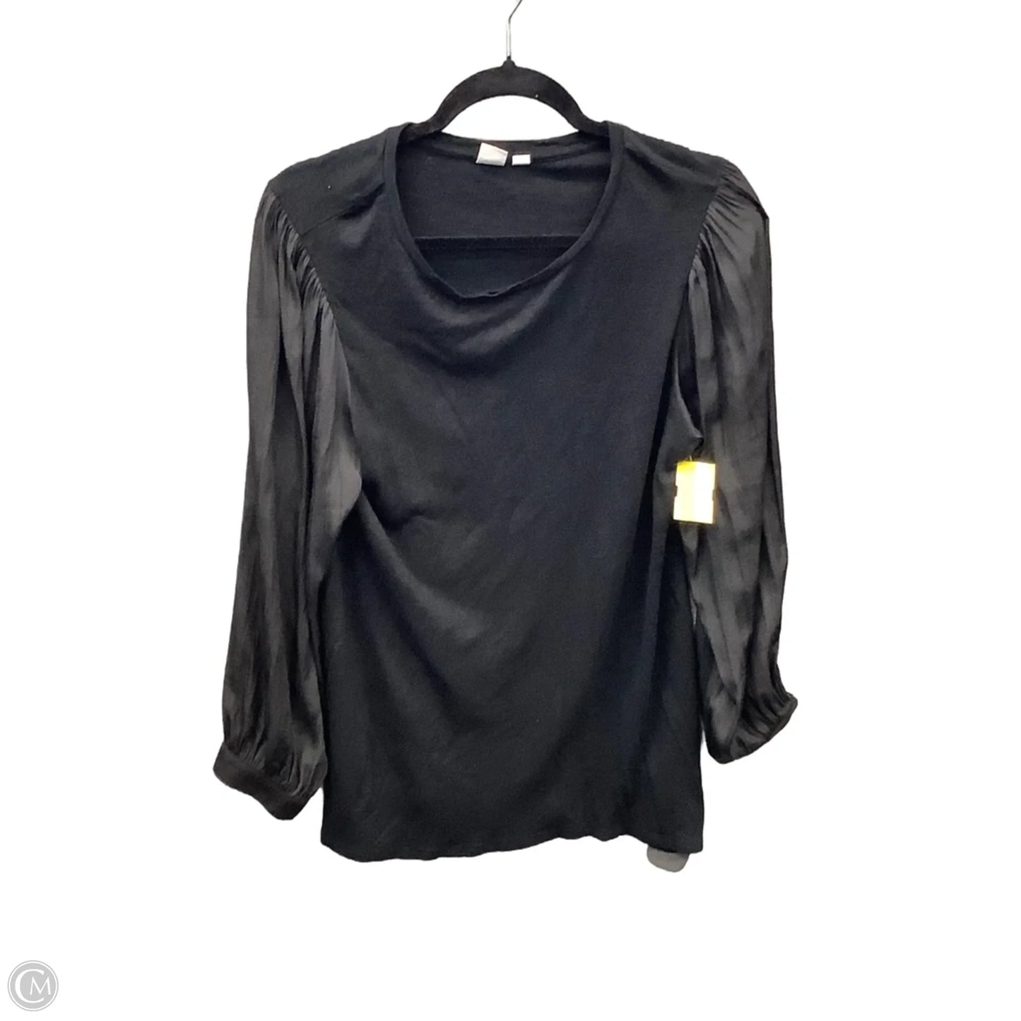 Top Long Sleeve By Gap In Black, Size: M