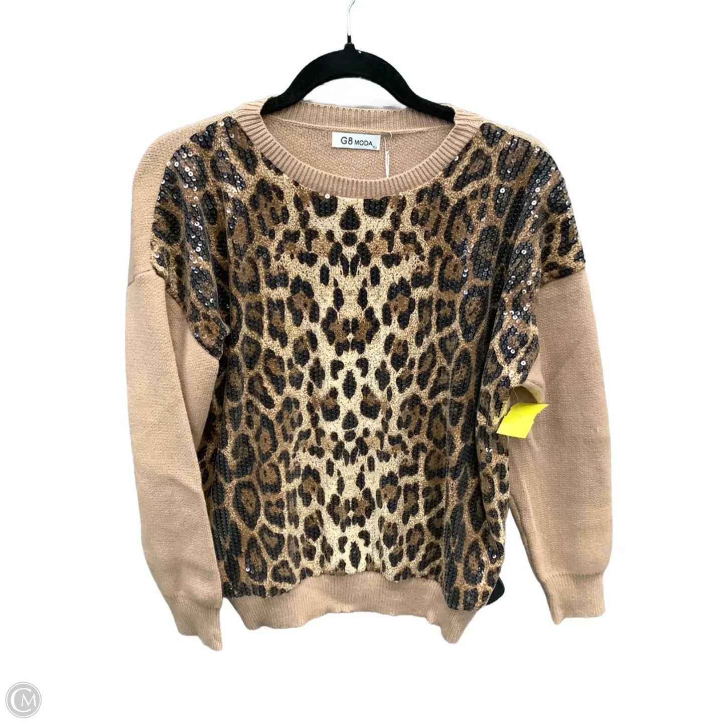 Sweater By Clothes Mentor In Animal Print, Size: M