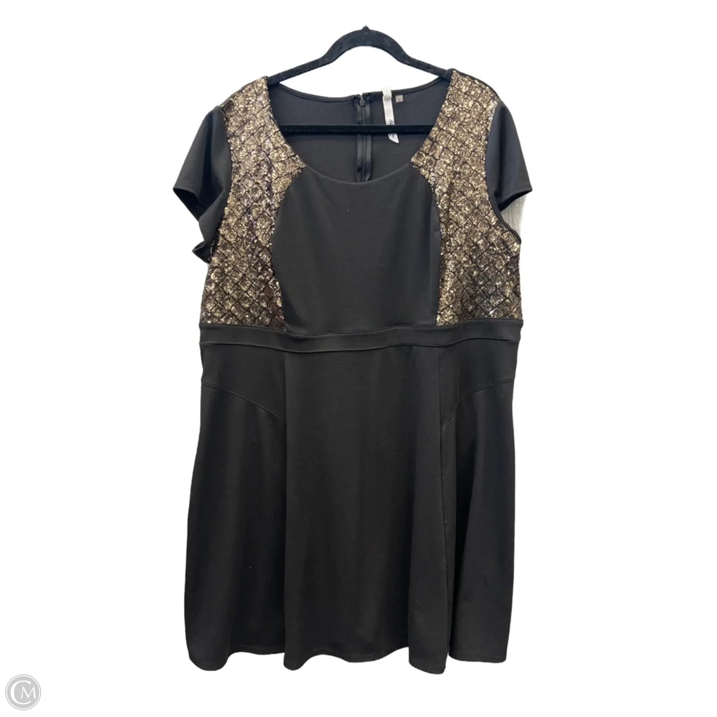 Dress Party Short By Ny Collection In Black, Size: 3x