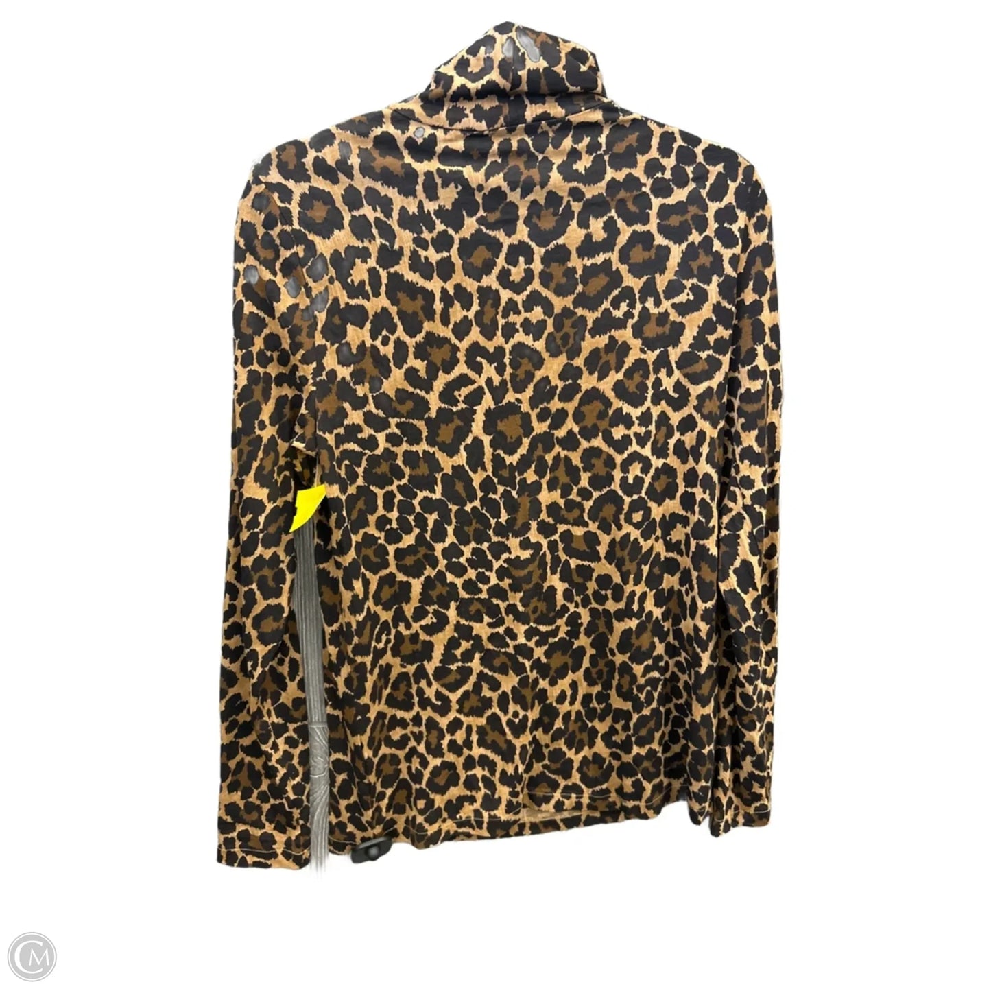 Top Long Sleeve By J. Crew In Animal Print, Size: L