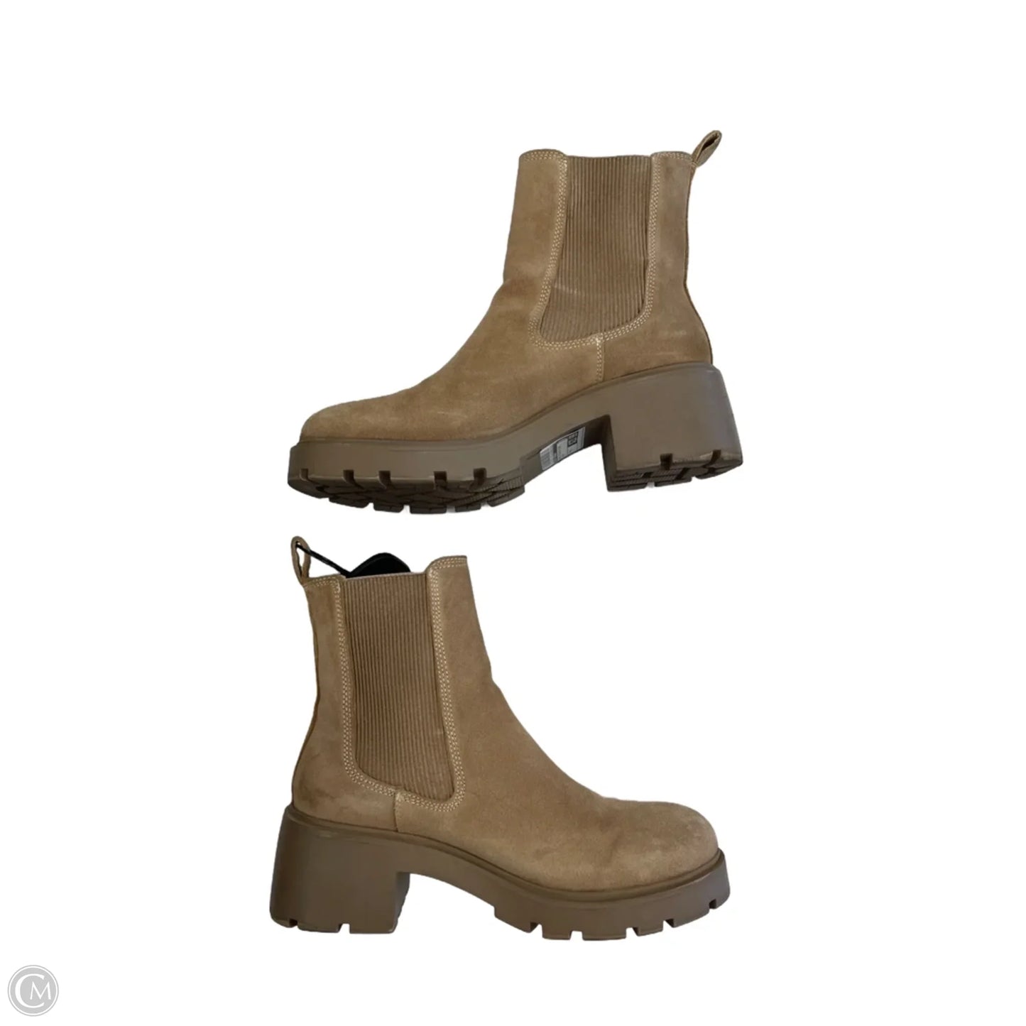 Boots Mid-calf Flats By Steve Madden In Brown, Size: 9