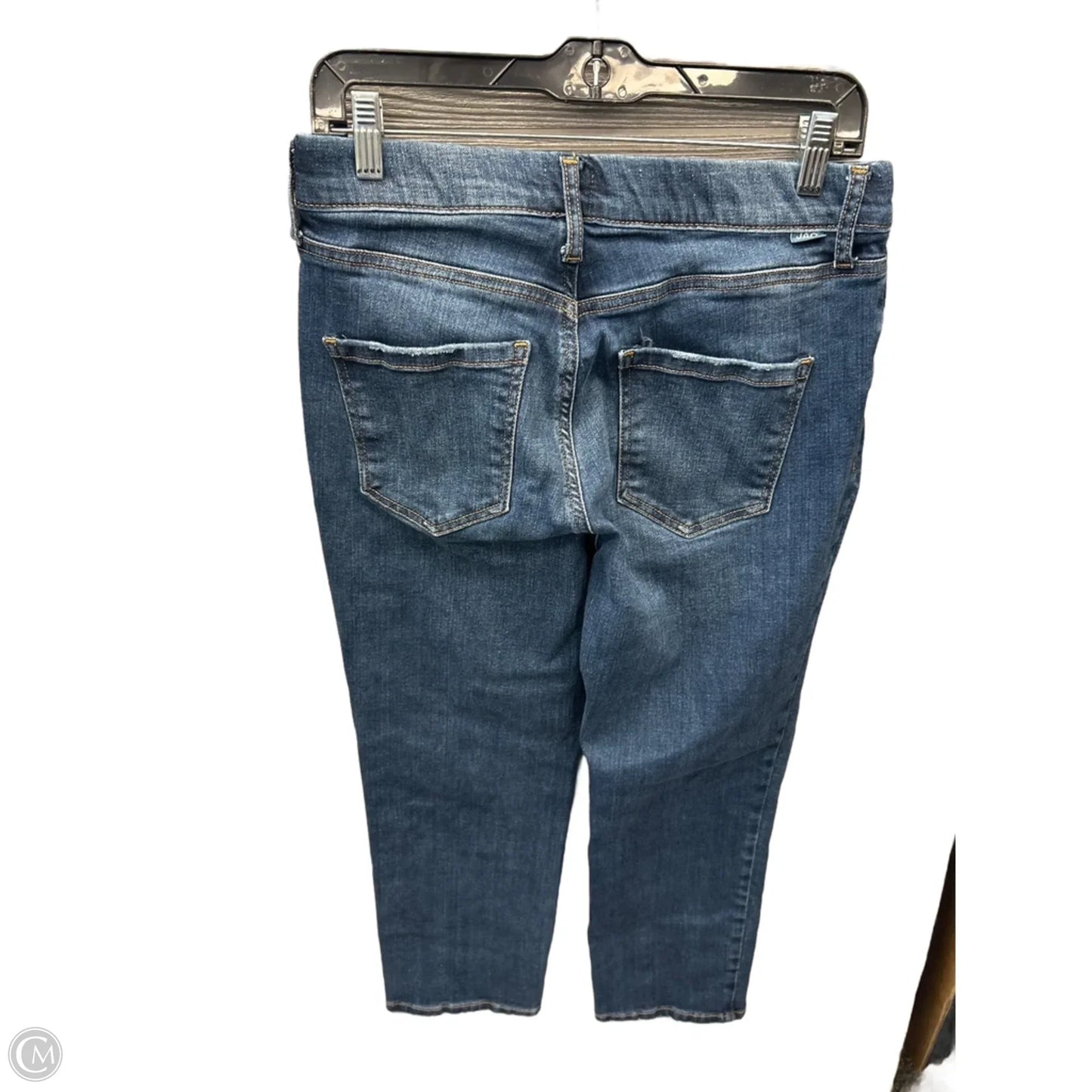 Jeans Cropped By Jag In Blue Denim, Size: 8