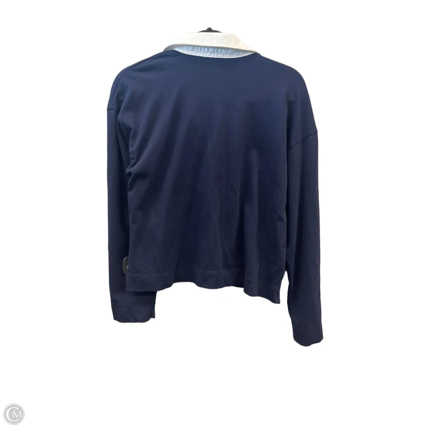 Top Long Sleeve By Gap In Navy, Size: S