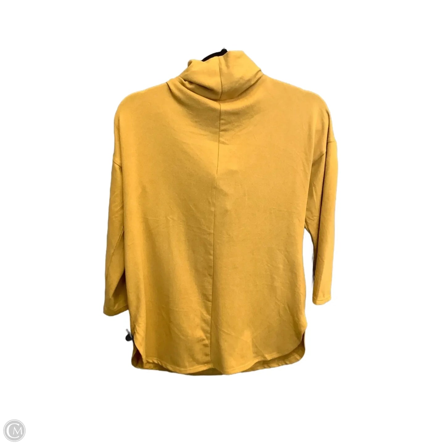 Top Long Sleeve By Iris In Yellow, Size: M