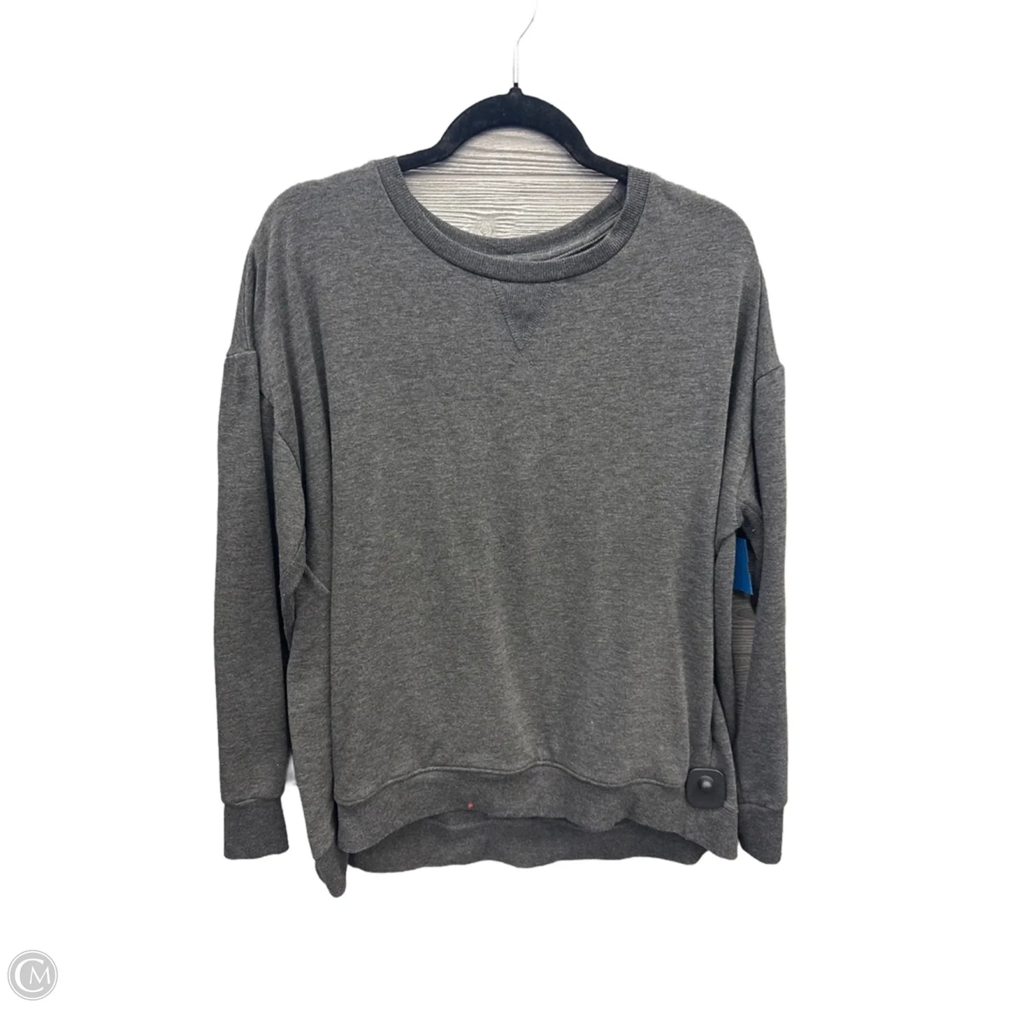 Sweatshirt Crewneck By Daisy Fuentes In Grey, Size: 2x