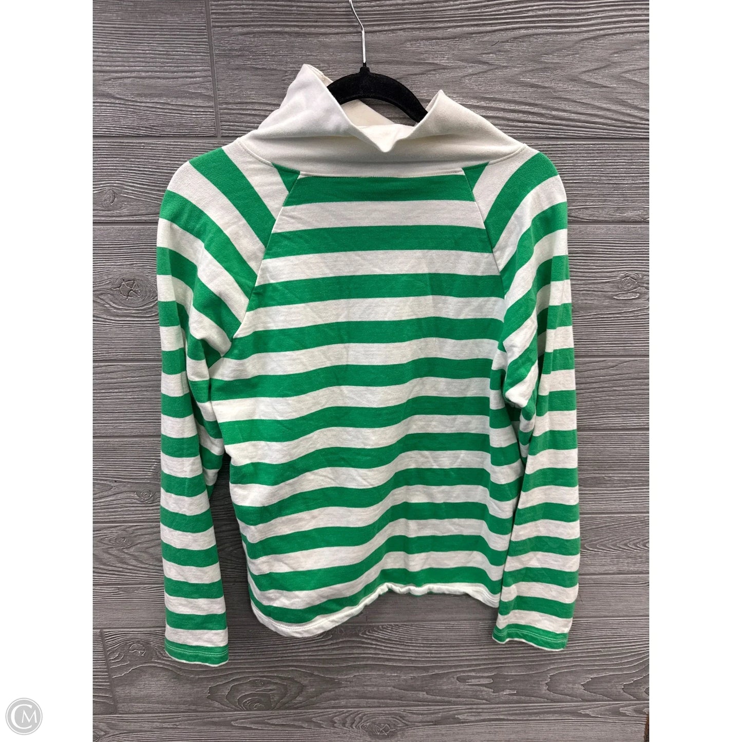 Top Long Sleeve By J. Crew In Green, Size: S