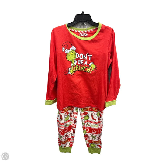 Pajamas 2pc By Clothes Mentor In Red, Size: L