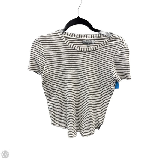 Top Short Sleeve By Marled In Striped Pattern, Size: Xs