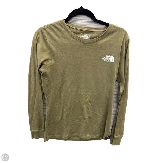 Top Long Sleeve By The North Face In Green, Size: M