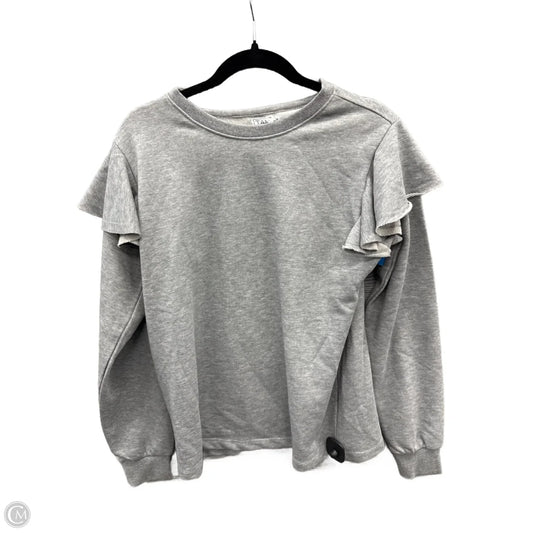 Top Long Sleeve By Clothes Mentor In Grey, Size: M