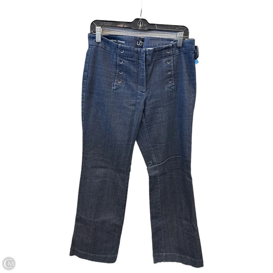 Jeans Wide Leg By Loft In Blue Denim, Size: 6