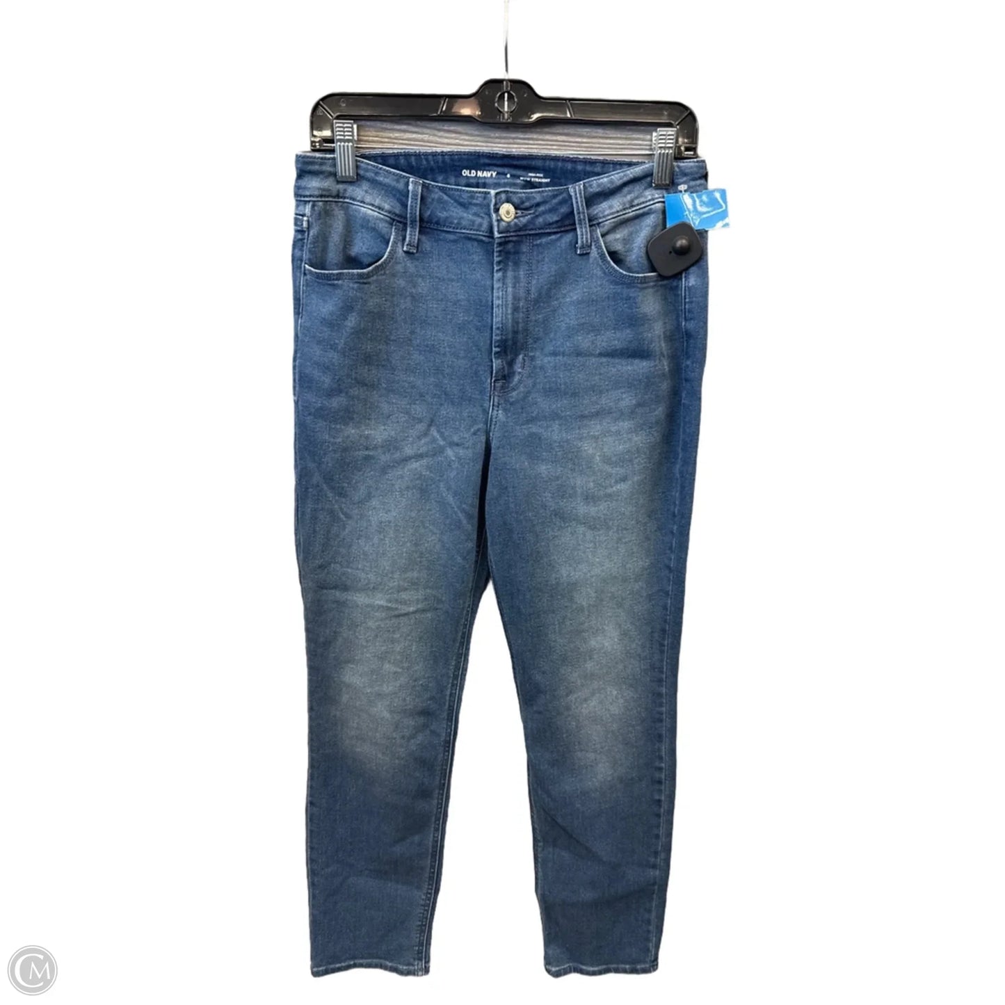 Jeans Straight By Old Navy In Blue Denim, Size: 8