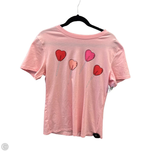 Top Short Sleeve By Clothes Mentor In Pink, Size: S