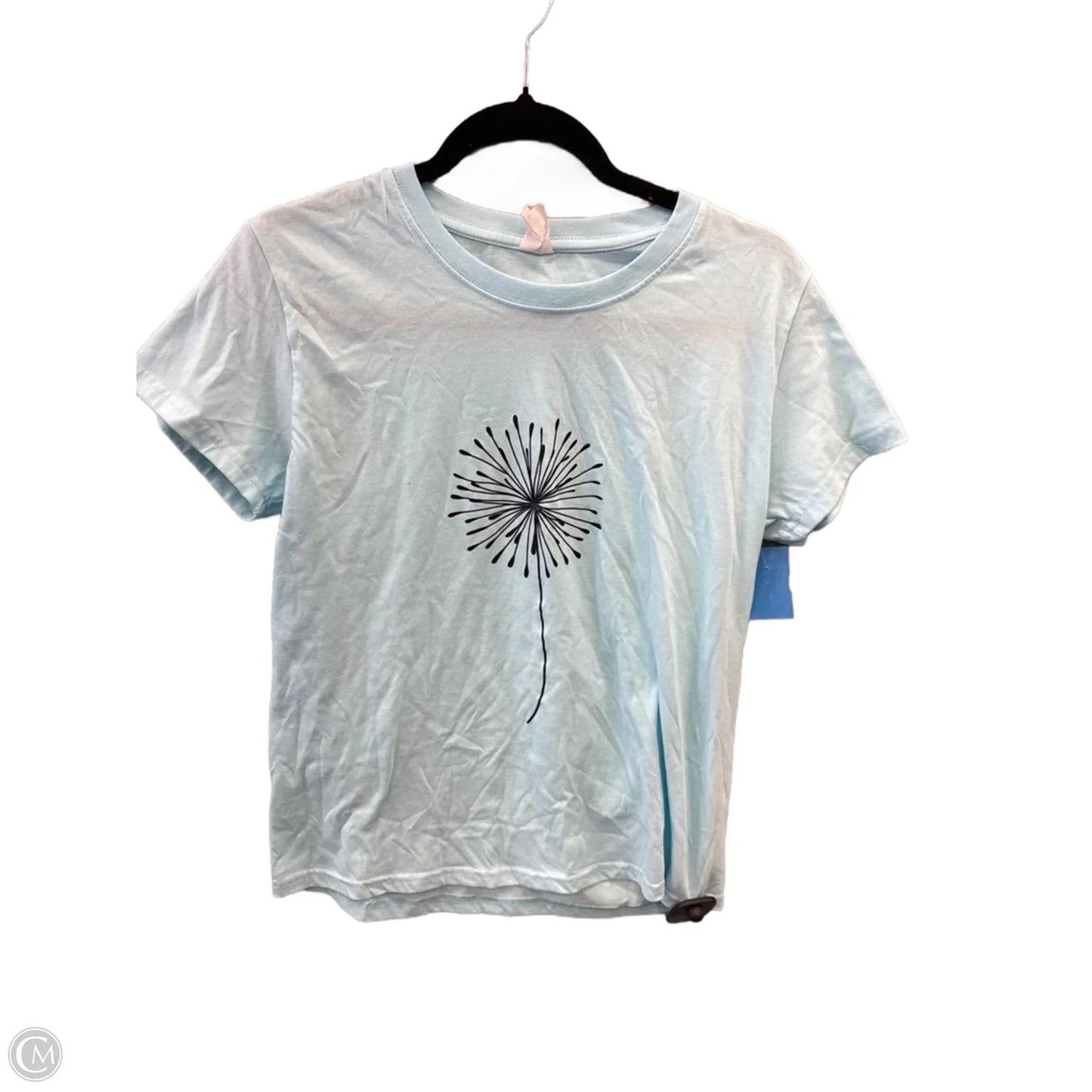 Top Short Sleeve By Cme In Blue, Size: S